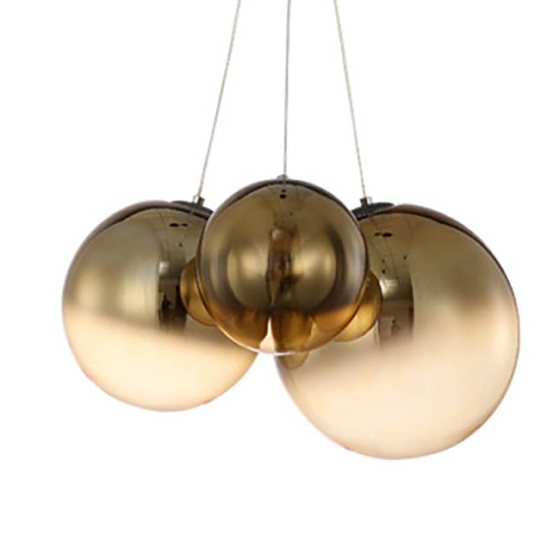 Светильник подвесной Golden balls lamp Золотой Светильник подвесной Golden balls lamp Золотой в Грозном | Loft Concept