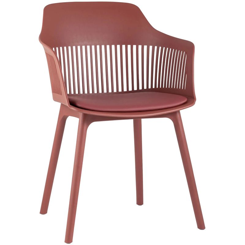 Стул Crocus Chair Терракотовый цвет Подушка эко-кожа Терракотовый Стул Crocus Chair Терракотовый цвет Подушка эко-кожа Терракотовый в Грозном | Loft Concept