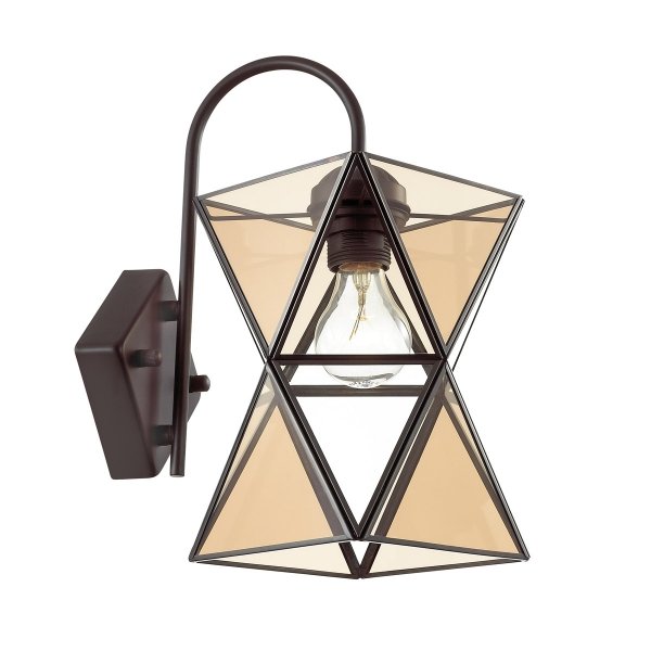 Бра PolyPyramid Glass Bra Cognac Янтарь (Amber) Бра PolyPyramid Glass Bra Cognac Янтарь (Amber) в Грозном | Loft Concept
