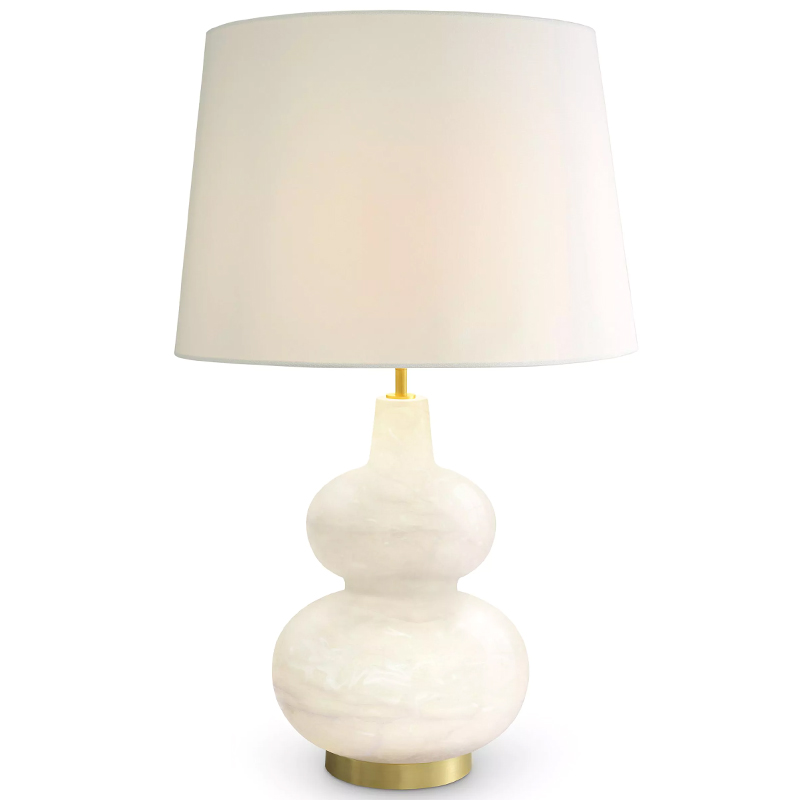 Настольная лампа Eichholtz Table Lamp Cavo Бежевый Латунь Настольная лампа Eichholtz Table Lamp Cavo Бежевый Латунь в Грозном | Loft Concept