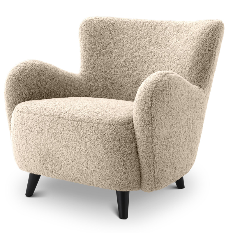 Кресло Eichholtz Chair Svante s Песочный Черный Кресло Eichholtz Chair Svante s Песочный Черный в Грозном | Loft Concept