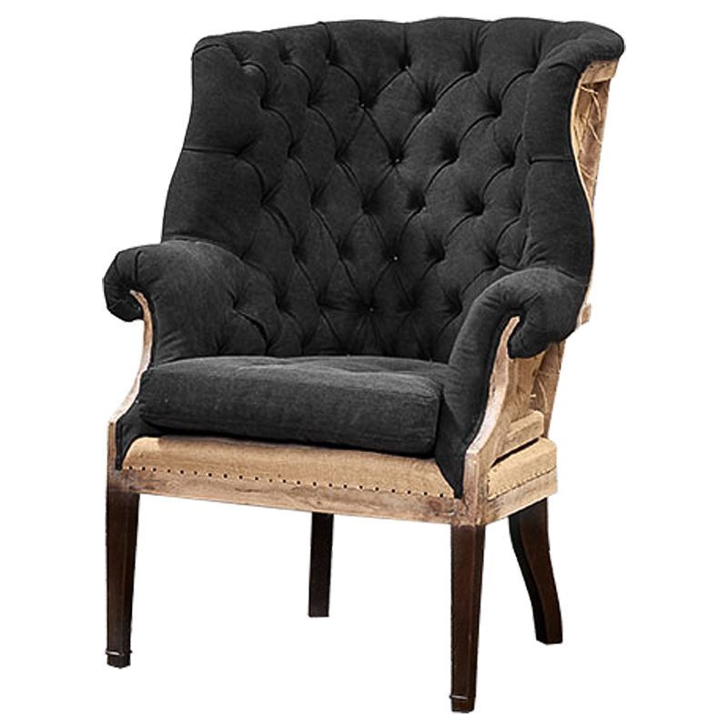 Кресло Gamilton Armchair Graphite Графитовый Коричневый Кресло Gamilton Armchair Graphite Графитовый Коричневый в Грозном | Loft Concept