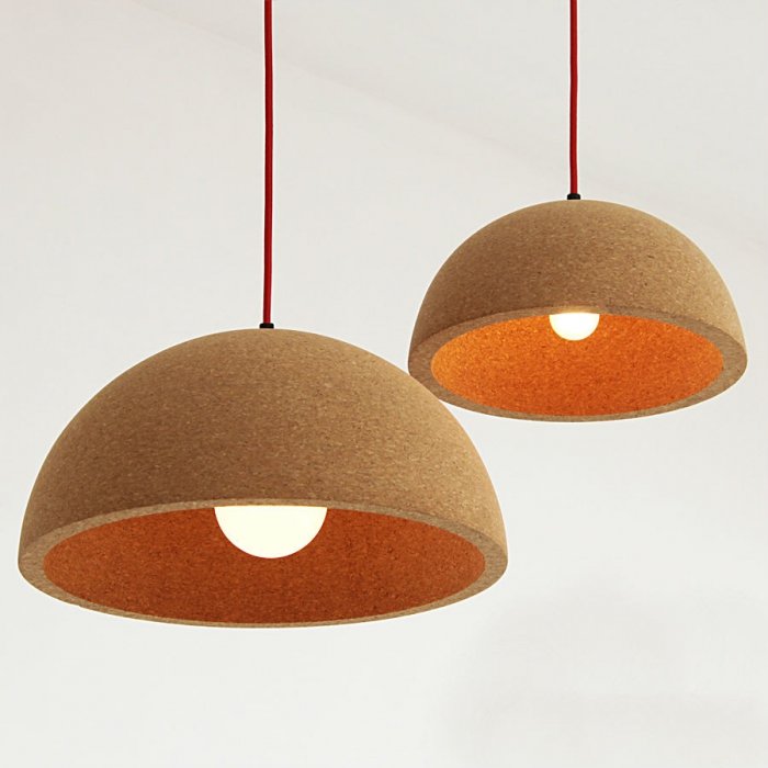 Подвесной светильник Cork Semisphere Пробка Подвесной светильник Cork Semisphere Пробка в Грозном | Loft Concept