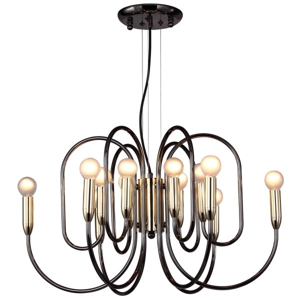 Люстра Inspiration Pendant 12 Черный Люстра Inspiration Pendant 12 Черный в Грозном | Loft Concept