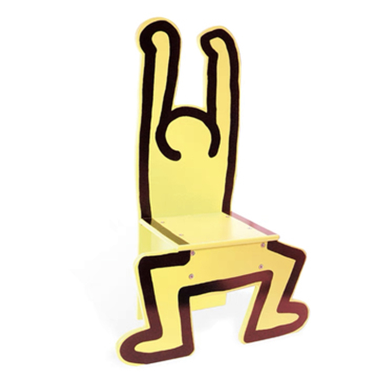 Детский стул Chaise Keith Haring Dancer Vilac Желтый Желтый Детский стул Chaise Keith Haring Dancer Vilac Желтый Желтый в Грозном | Loft Concept