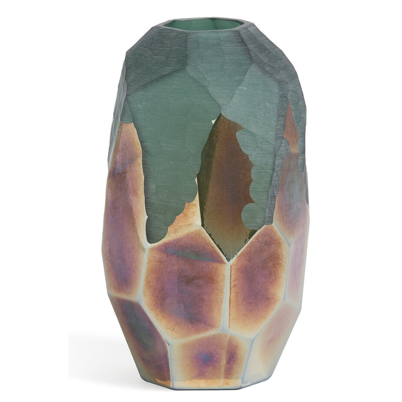 Ваза Giacomo Vase 30 Зеленый Золотой Ваза Giacomo Vase 30 Зеленый Золотой в Грозном | Loft Concept