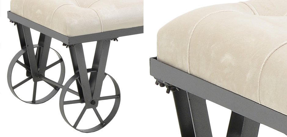 Банкетка Bench Seat Loft white Банкетка Bench Seat Loft white - Loft-Concept в Грозном