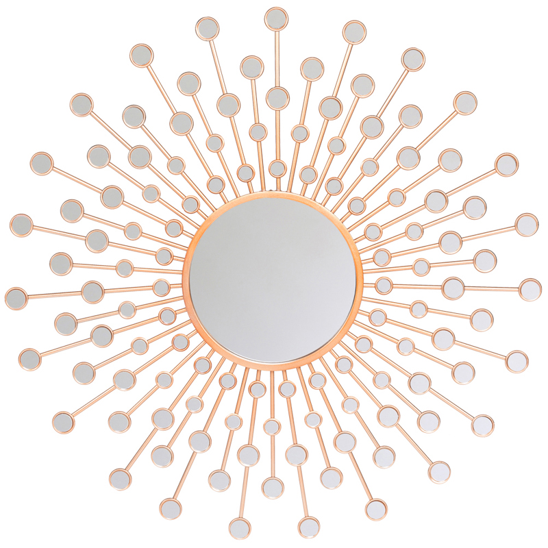 Зеркало Sun Drops Rose Gold Mirror Зеркало Sun Drops Rose Gold Mirror в Грозном | Loft Concept