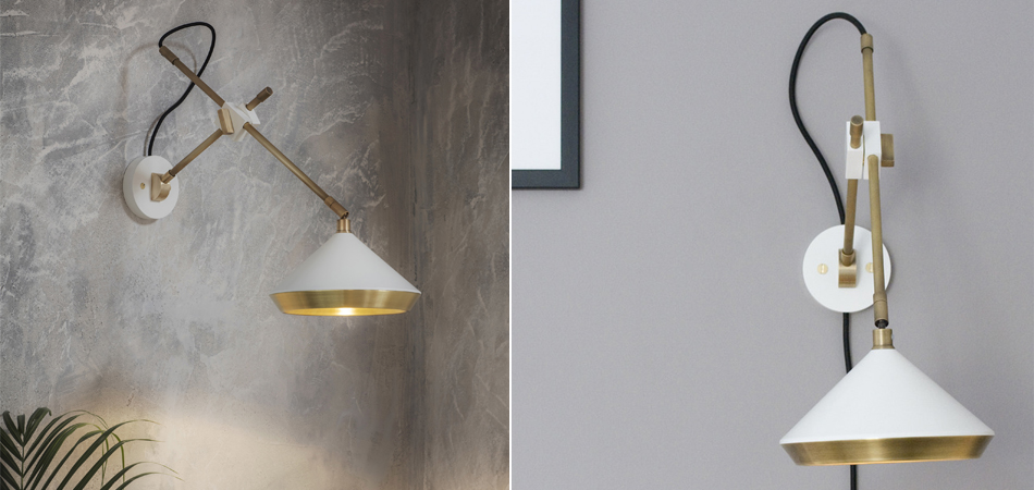 Бра Bert Frank SHEAR SHEAR WALL LIGHT Белый Бра Bert Frank SHEAR SHEAR WALL LIGHT Белый - Loft-Concept в Грозном