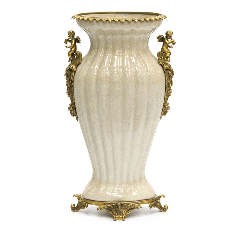 Ваза Bronze Angel Vase Бронза Бежевый Ваза Bronze Angel Vase Бронза Бежевый в Грозном | Loft Concept