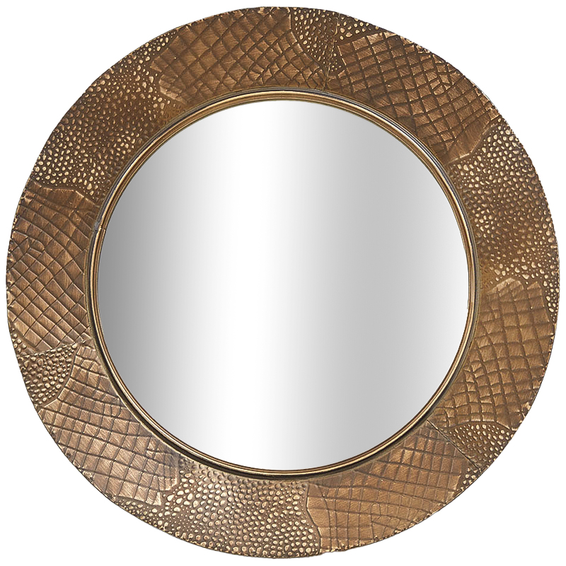 Круглое зеркало Rafferty Round Brass Mirror Латунь Зеркало Круглое зеркало Rafferty Round Brass Mirror Латунь Зеркало в Грозном | Loft Concept