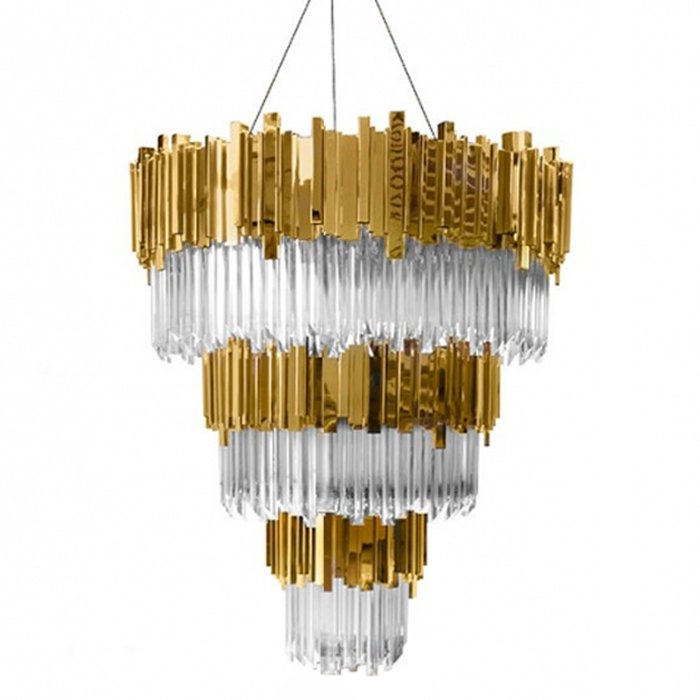 Люстра Luxxu by Covet Lounge EMPIRE Suspension 65 Глянцевое золото Прозрачное Стекло Люстра Luxxu by Covet Lounge EMPIRE Suspension 65 Глянцевое золото Прозрачное Стекло в Грозном | Loft Concept
