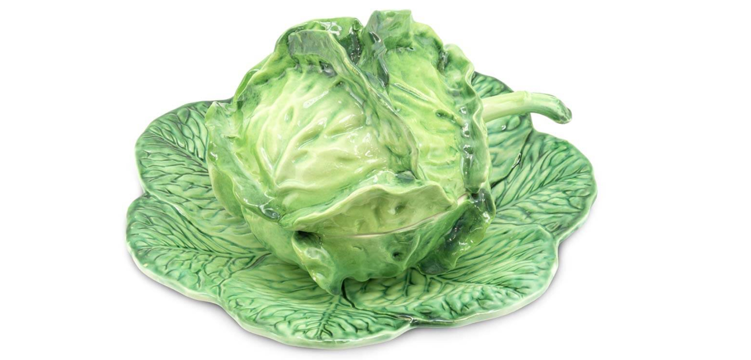 Супница SOUP BOWL CABBAGE W/PLATE  D20 - фото №1
