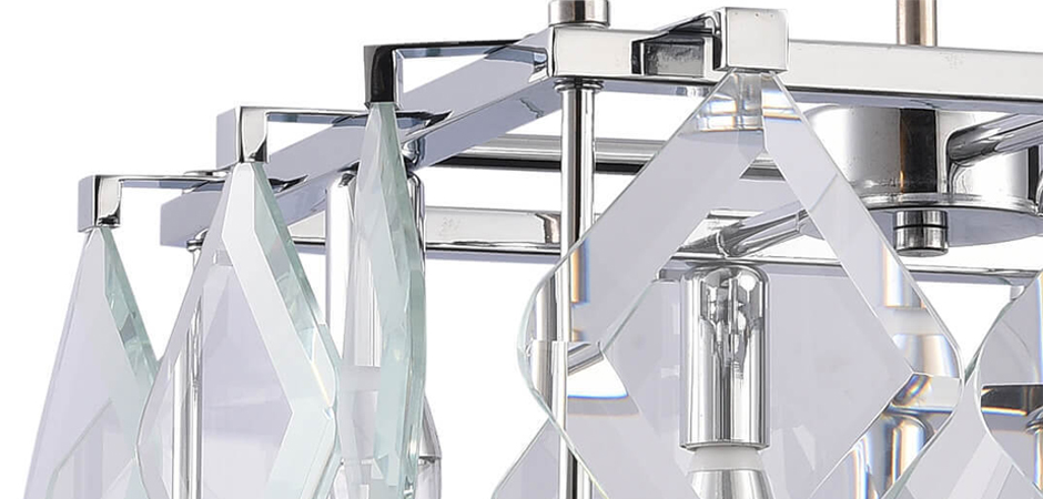 Люстра Glass Rhombus Lighting square Люстра Glass Rhombus Lighting square - Loft-Concept в Грозном