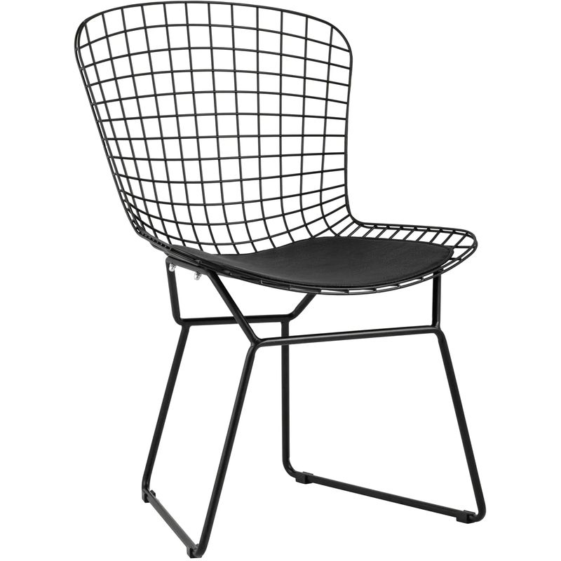Стул Bertoia Chair Черный Матовый Металл Черный в Грозном | Loft Concept 