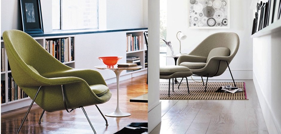 Кресло Womb Chair and Ottoman Кресло Womb Chair and Ottoman - Loft-Concept в Грозном