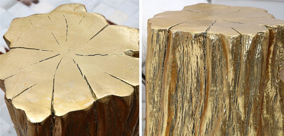 Стол приставной Stump Gold Стол приставной Stump Gold - Loft-Concept в Грозном