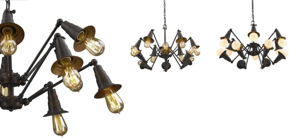 Люстра Loft Spider Chandelier 12 Люстра Loft Spider Chandelier 12 - Loft-Concept в Грозном