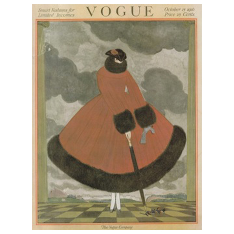 Постер Vogue Cover 1916 October  в Грозном | Loft Concept 
