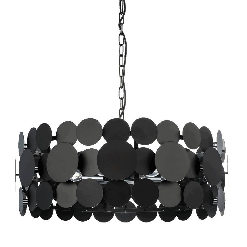 Люстра Black Matte Disk D60 Черный матовый Люстра Black Matte Disk D60 Черный матовый в Грозном | Loft Concept