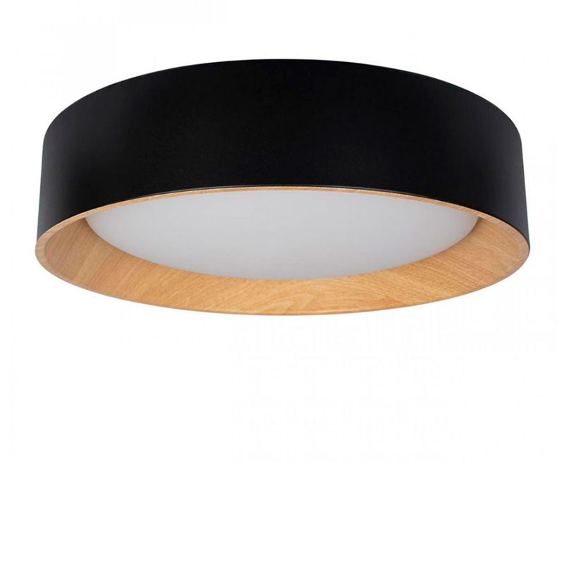 Светильник потолочный круглый Assol cup Black Wood диаметр 45 Черный матовый Древесина Светильник потолочный круглый Assol cup Black Wood диаметр 45 Черный матовый Древесина в Грозном | Loft Concept
