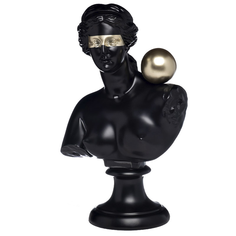 Статуэтка Antique Bust woman Золотой Черный в Грозном | Loft Concept 