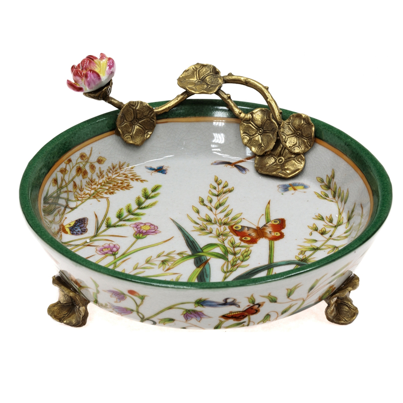 Блюдо Florian Bronze Dish Бронза Мульти Блюдо Florian Bronze Dish Бронза Мульти в Грозном | Loft Concept