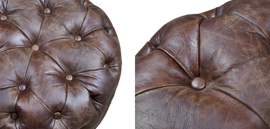 Пуф Loft Leather Buttons - Loft-Concept в Грозном