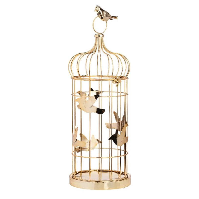 Подсвечник Bird Cage Золотой Подсвечник Bird Cage Золотой в Грозном | Loft Concept