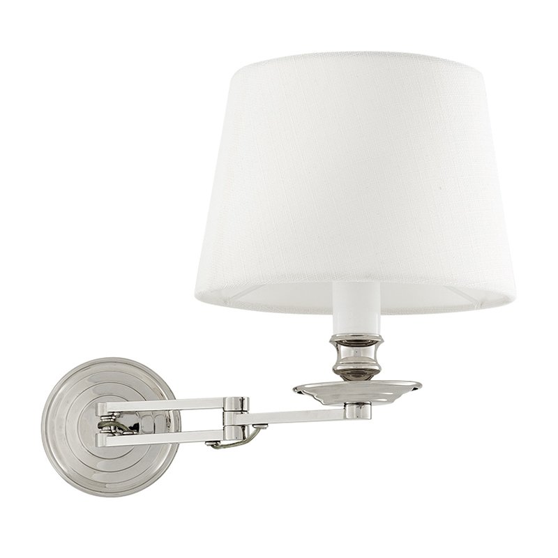 Бра Wall Lamp Eclips Nickel Никель Белый Бра Wall Lamp Eclips Nickel Никель Белый в Грозном | Loft Concept