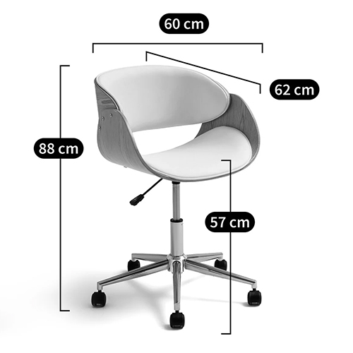 Вращающееся офисное кресло на колёсах Delwyn Chair Вращающееся офисное кресло на колёсах Delwyn Chair в Грозном