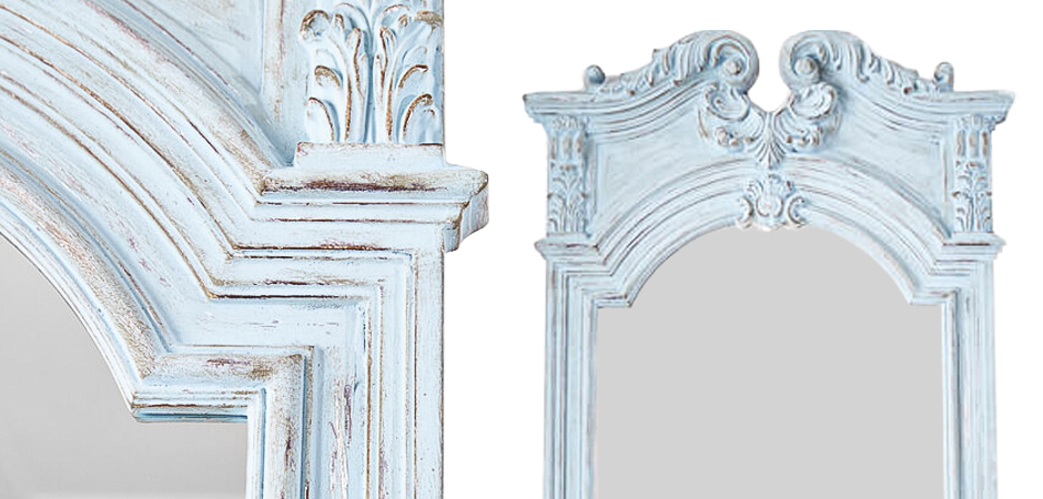 Зеркало Lupescu Mirror Pastel Blue Зеркало Lupescu Mirror Pastel Blue - Loft-Concept в Грозном
