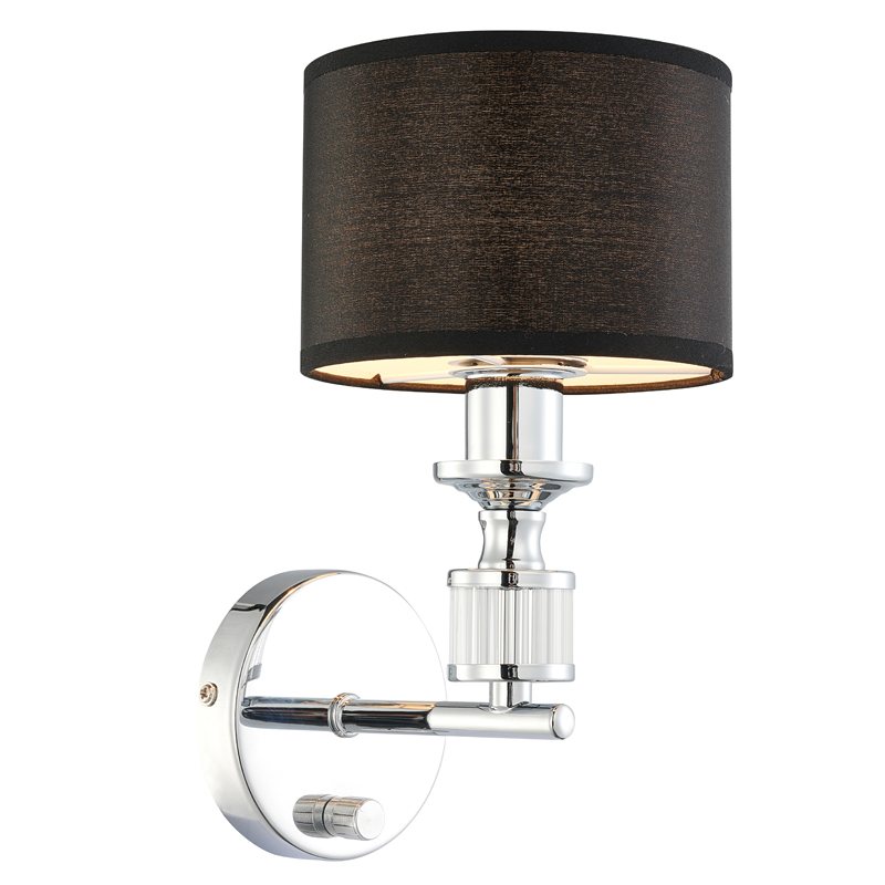 Бра Isidora Sconce Хром Серый Прозрачный Бра Isidora Sconce Хром Серый Прозрачный в Грозном | Loft Concept
