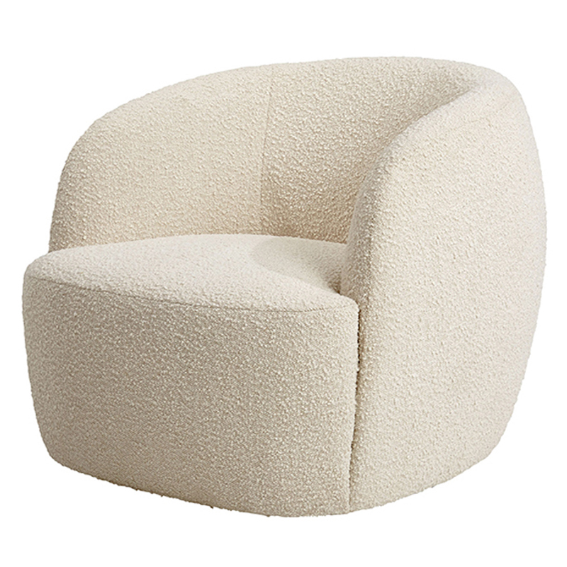 Кресло Boucle Armchair Pacific Белый Кресло Boucle Armchair Pacific Белый в Грозном | Loft Concept