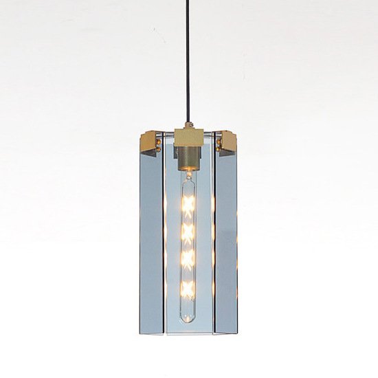 Человек из стали Gray Glass Pendant Lamp Золотой Прозрачное Стекло Человек из стали Gray Glass Pendant Lamp Золотой Прозрачное Стекло в Грозном | Loft Concept
