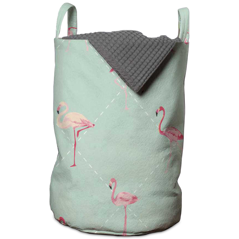 Корзина Flamingo Rhombus Basket Голубой пастельный Розовый пастельный Корзина Flamingo Rhombus Basket Голубой пастельный Розовый пастельный в Грозном | Loft Concept