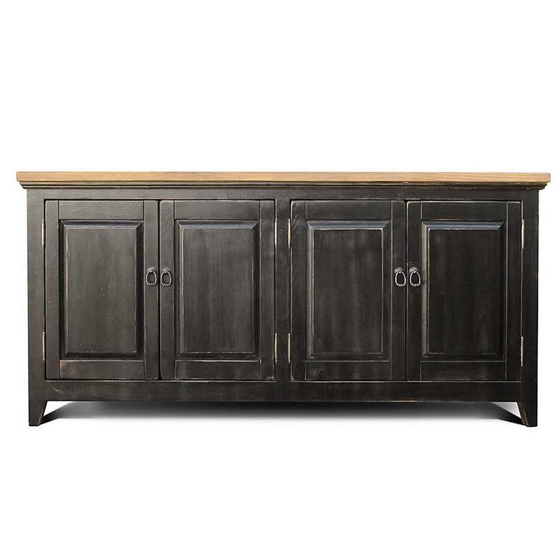 Комод в стиле прованс Sidsel Provence HARMONIE Antique Black Черный Черный в Грозном | Loft Concept 