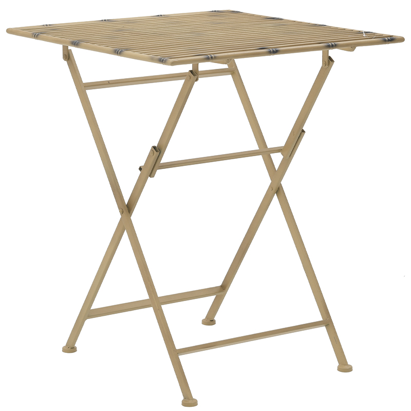 Приставной металлический складной стол Azra Metal Side Table Золотой Приставной металлический складной стол Azra Metal Side Table Золотой в Грозном | Loft Concept