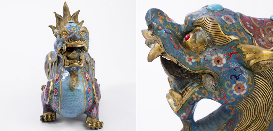 Большой Бронзовый Китайский дракон - Loft-Concept в Грозном