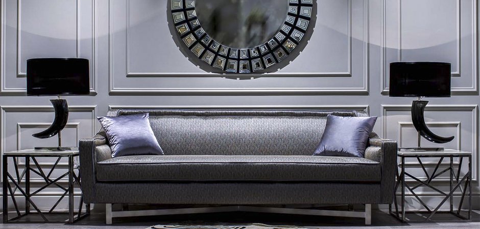 Приставной стол Serene Furnishing Chrome Marble Top Side Table Приставной стол Serene Furnishing Chrome Marble Top Side Table - Loft-Concept в Грозном