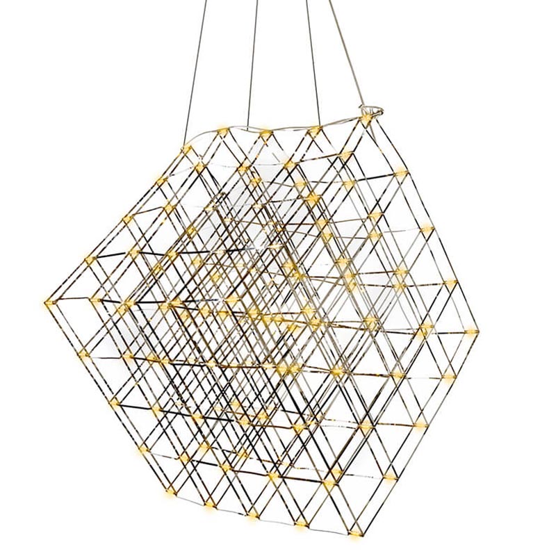Люстра Moooi Tesseract Yellow lamp M Хром Люстра Moooi Tesseract Yellow lamp M Хром в Грозном | Loft Concept