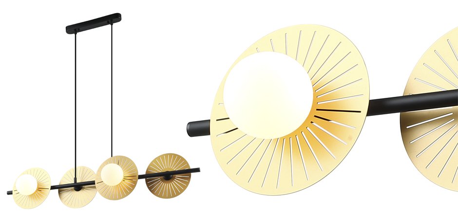 Люстра Balls & Discs Horizontal 4 Люстра Balls & Discs Horizontal 4 - Loft-Concept в Грозном