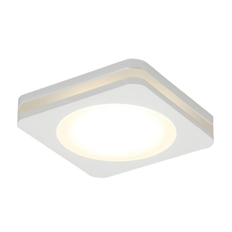 Белый квадратный спот Embedded Light Белый Белый квадратный спот Embedded Light Белый в Грозном | Loft Concept