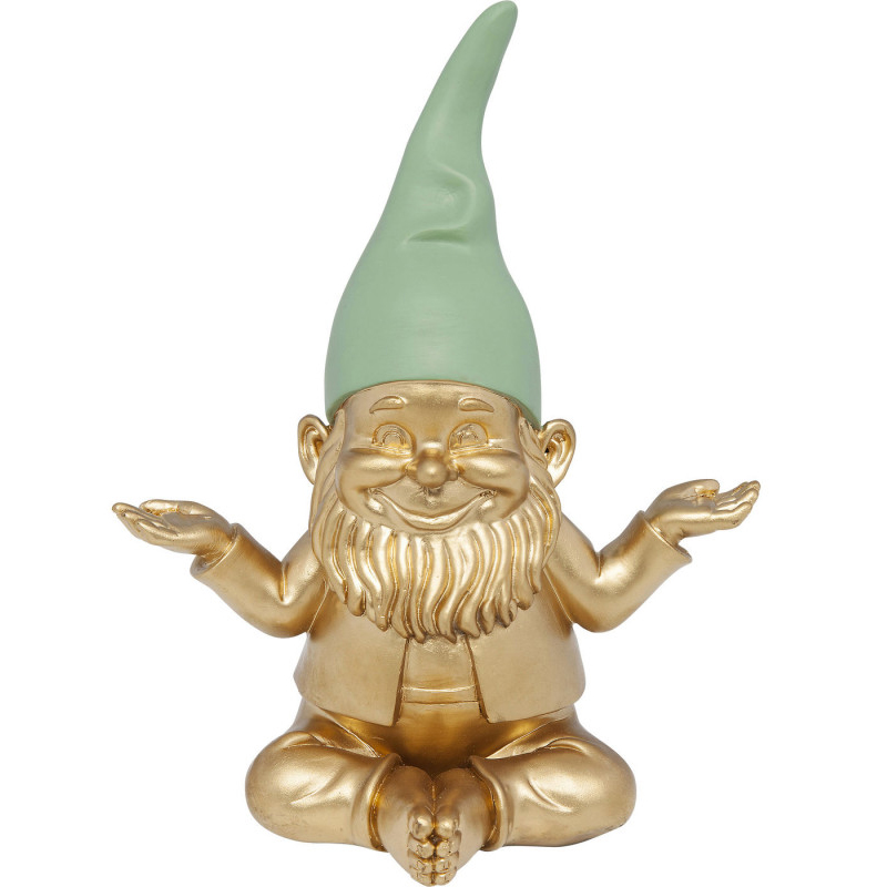 Статуэтка Golden Meditating Gnome Золотой Статуэтка Golden Meditating Gnome Золотой в Грозном | Loft Concept