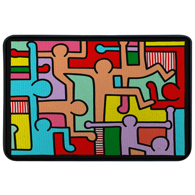 Ковер для прихожей и ванной Keith Haring Rug Мульти Ковер для прихожей и ванной Keith Haring Rug Мульти в Грозном | Loft Concept