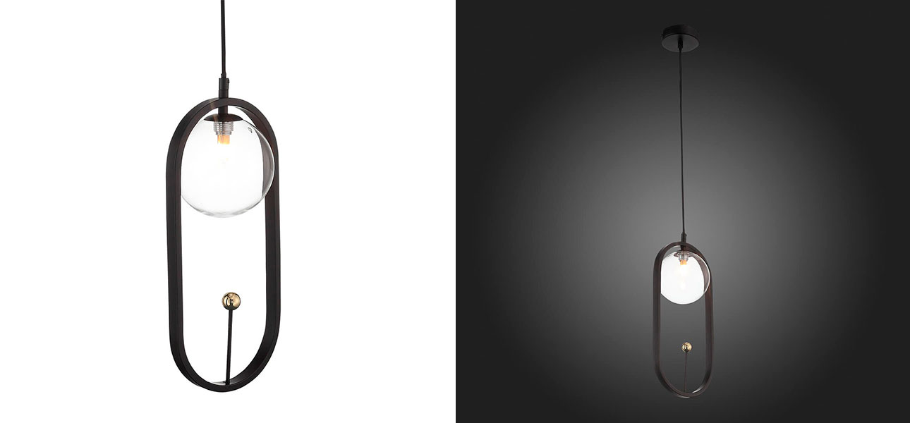 Подвесной светильник черный Scandinavia - фото