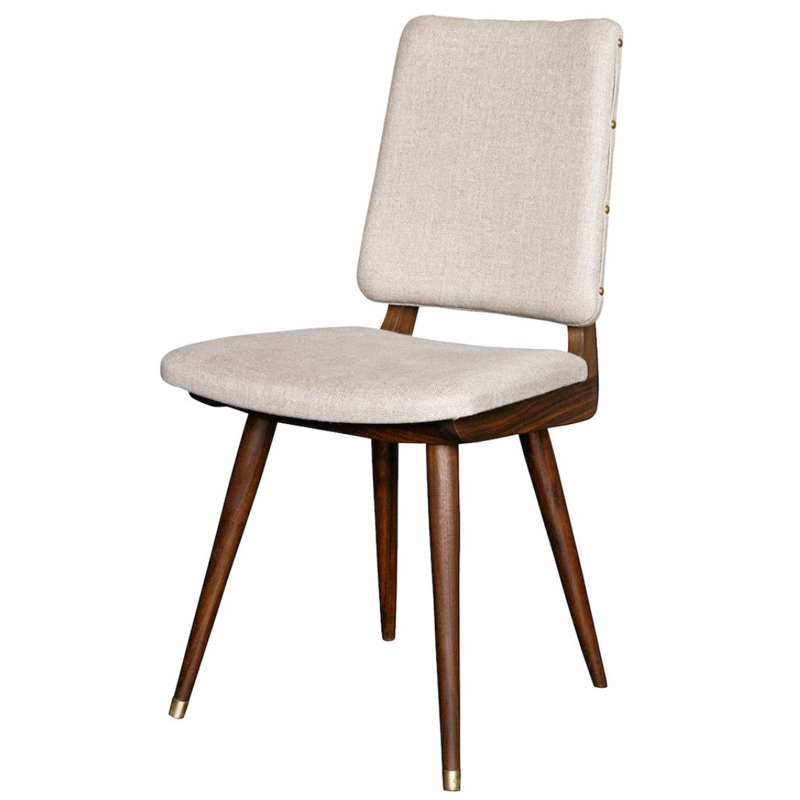 Стул Camille Dining Chair ivory ( слоновая кость ) Коричневый Стул Camille Dining Chair ivory ( слоновая кость ) Коричневый в Грозном | Loft Concept
