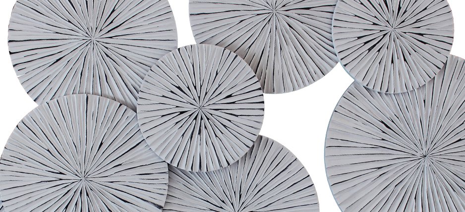 Арт-объект Apollo Gray Wall Plaque Disc - Loft-Concept в Грозном