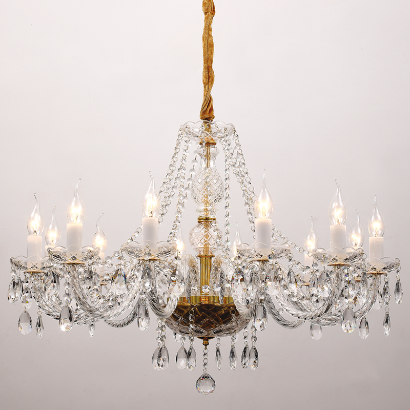Люстра Megane Chandelier 82 Прозрачный Глянцевое золото Люстра Megane Chandelier 82 Прозрачный Глянцевое золото в Грозном | Loft Concept