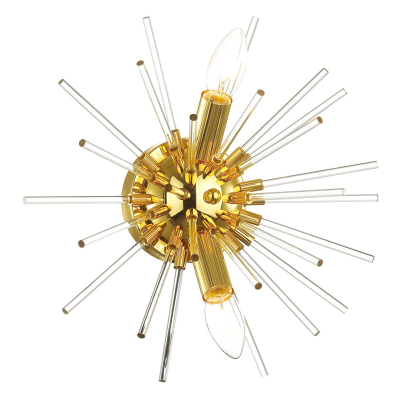 Бра Varg Sputnik Sconce Gold Глянцевое золото Прозрачный Бра Varg Sputnik Sconce Gold Глянцевое золото Прозрачный в Грозном | Loft Concept